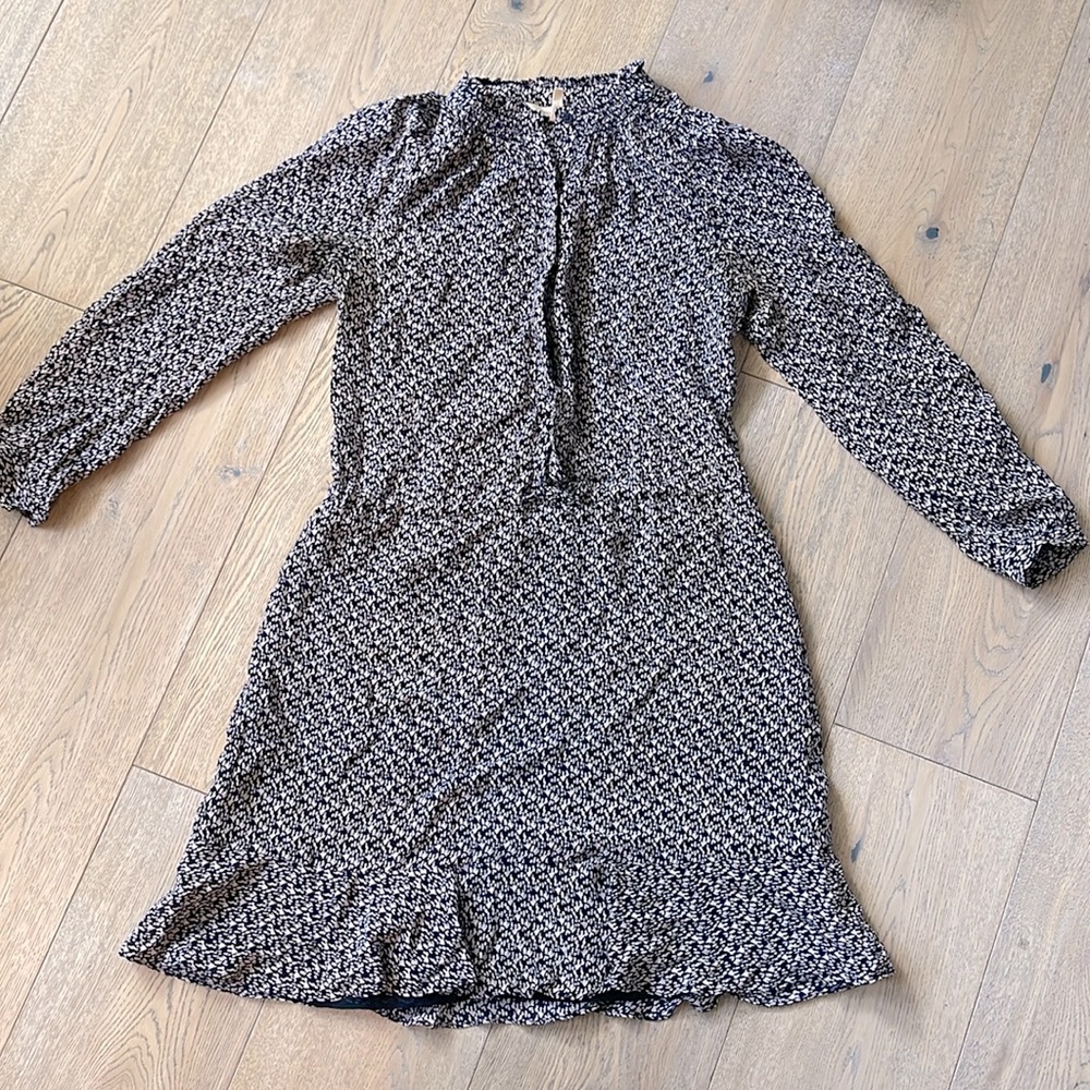 Rebecca Taylor navy lined dress